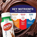 BOOST High Protein with Fiber Ready to Drink Complete Nutritional Drink, Rich Chocolate, 8 fl oz Bottle, 24 Pack