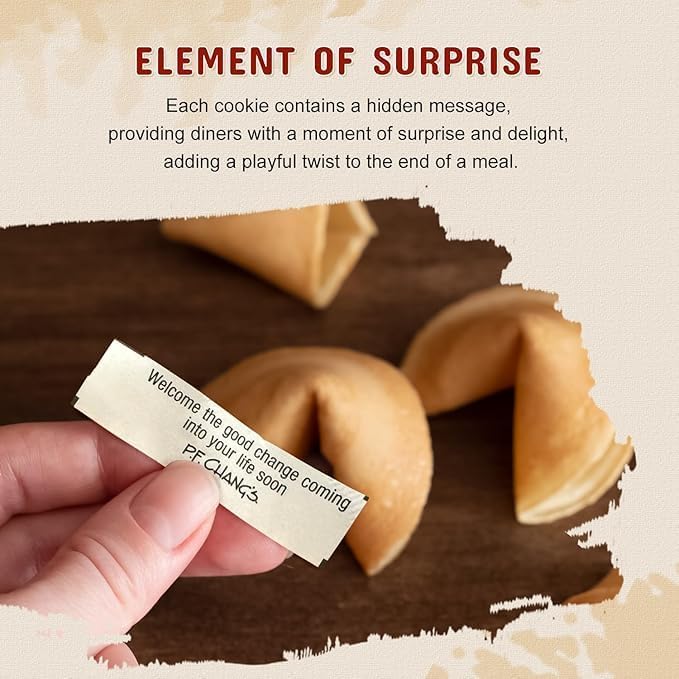 52USA Fortune Cookies, Vanilla Flavor, 25 Count Fortune Cookies Individually Wrapped Bulk, Premium USA Made, Fresh Crisp Cookies 4oz, Party & Valentine Favors, Kids Treats, Chinese New Year Snacks