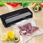 6 Pack 8"x20'(3Rolls) and11"x20' (3Rolls) Vacuum Sealer Bags Rolls with BPA Free and Heavy Duty,Commercial Grade Vacuum Seal Freezer Bags Rolls Compatible with Any Type Vacuum Sealer