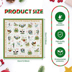 Geyee 100 Pcs 12 Days of Christmas Napkins Holiday Paper Napkin Disposable Guest Funny Towel Cocktail 2 Ply Xmas Decoupage Napkins Bulk