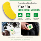 Natural Shoe Deodorant Stickers Odor Remover Patches for Shoes & Slippers, Long-Lasting Fresh Scent, Eliminates Bad Smell, Easy to Use – 20 Count Pack