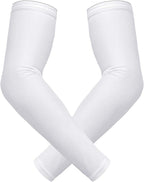 HDE Arm Sleeves for Men Women, Compression Sleeve Arm UV Protection Basketball Baseball Football (Pair)