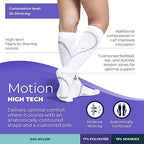 Sigvaris Men’s & Women’s Motion High Tech Closed Toe Calf High Medical Compression Unisex Socks 20-30mmHg