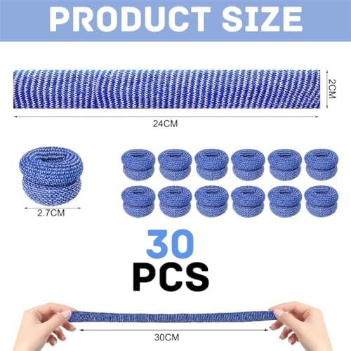 Finger Bandage Finger Roll Tubular Bandage 30 Pieces Breathable Finger Cots Wounds Care Dressings Elastic Thumb Bandages for Finger Sprains First Aid Scald Protection Gardening Work