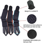 Candy Li Ankle Brace for Sprained Ankle, Ankle Support for Women & Men, Adjustable Compression Wrap Breathable Nylon Super Elastic & Comfortable for Sports– Blue(1 Pair)