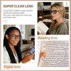 OCCI CHIARI Reading Glasses For Women Big Frame Reader
