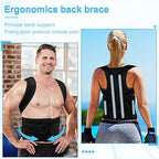 PAZAPO Posture Corrector for Men&Women - Back Brace for Lumbar Support and Upright - Breathable Back Straightener Back,(Medium(29-33 Inches))