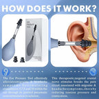 Ear Pressure Relief Suction Device,Migraine Relief,Ear Pressure and Tinnitus by Balancing Inner Ear Pressure to Alleviate Tinnitus During Airplane Rides and Reduce Tension.