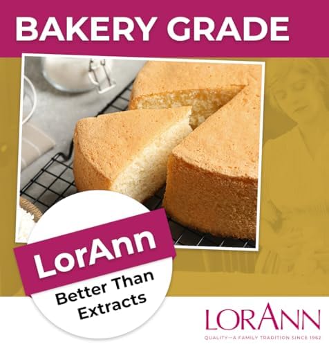 Lorann Oils Butter Bakery Emulsion: True Butter Flavor, Ideal for Enhancing Rich Dairy Notes in Baked Goods, Gluten-Free, Keto-Friendly, Butter Flavoring Essential for Your Kitchen
