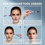 Ear Pressure Relief Device, Ear Pressure Tool,Migraine and Headache Relief Products, Airplane Ear Pressure Relief Through Inner Ear Pressure Balance, Reduces Tension and Alleviates Earache