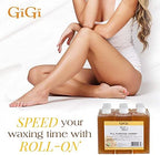 GiGi All Purpose Honee Roll-On Hair Removal Wax, Easy and Quick, Soft Wax Refill, 2.8 oz., Pack of 12
