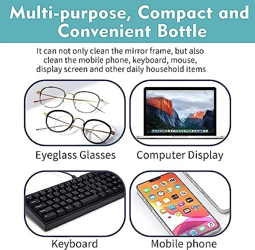 2PCS - Scratch Remover for Eyeglasses(100ml), Lens Scratch Remover for Eye Glasses, Eyeglass Scratch Remover, Lens Scratch Remover, Pocket & Travel Essentials, Eye Glass Cleaners Spray.