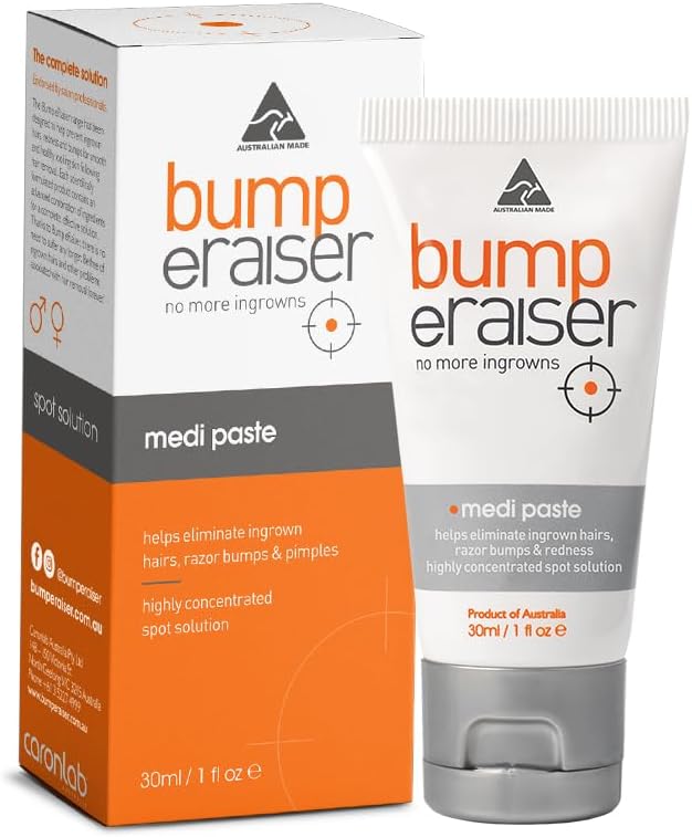 Medi Paste 1.0 fl oz — Concentrated Overnight Spot Treatment for Ingrown Hairs, Razor Bumps & Pimples | No Harsh Alcohol | Made in Australia