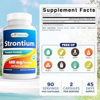 Best Naturals Strontium Bone Building Formula 680mg/serving 90 Capsules