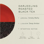 Makaibari Tea Treasures- Smoky Mountain, Organic Roasted Darjeeling Loose Leaf Black Tea Tin Caddy, 100 Grams