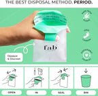 Fab Little Bag Sanitary Waste Bags - Pack of 200 Dispenser Bags (Dispenser Sold Separately) - Prevents Odours, No Mess, Eco Friendly