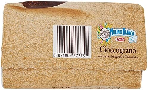 Mulino Bianco Cioccograno Cookies 330g 11.64oz, Pack of 4