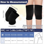 Kids Knee Sleeve Brace, 1 Pair Knee Compression Sleeve Breathable Children Knees Support Pad Elastic Soft Knees Protectors for Volleyball Football Dance Yoga Tennis Running Cycling Climbing(M)