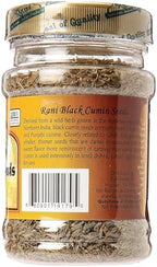 Rani Black Cumin Seeds (Kala Jeera/Bunium bulbocastanum) 3oz (85g) Natural ~ Gluten Friendly | NON-GMO | Vegan | Indian Origin