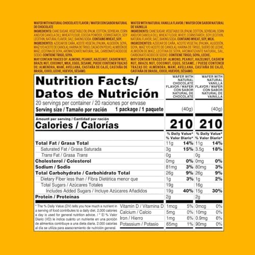 Bauducco Choco Biscuit Cookies – Crispy Chocolate-Covered Biscuits, Individually Wrapped for Snacking, Dessert, and Lunch Boxes, 25.3 oz (Pack of 40)