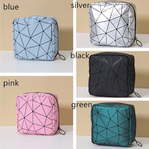 Sanitary Napkin Storage Bag Travel Women Storage Pouch Pad Pouch Bags Makeup Bags Portable Multifunction(pink)