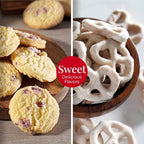 Broadway Basketeers Get Well Gift Basket Tower – Gourmet Care Package with Cookies, Sweet & Savory Snacks for Men, Women – Encouraging Get Well gifts for Recovery, After Surgery, Thinking of You