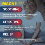 MagniLife Leg & Back Pain Relief Tablets,125 Ct, Fast-Acting Pain Relief Naturally Soothes Burning, Tingling & Stabbing Aches, Symptomatic or Preventative, Non-Habit Forming Quick-Dissolve Tablets