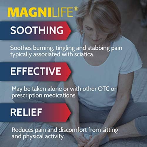 MagniLife Leg & Back Pain Relief Tablets,125 Ct, Fast-Acting Pain Relief Naturally Soothes Burning, Tingling & Stabbing Aches, Symptomatic or Preventative, Non-Habit Forming Quick-Dissolve Tablets
