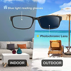 Wide Reading Glasses Blue Light Computer Reader Designer Sport Cheater Large Head Frame Photochromic Tinted Eyeglass