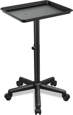 Salon Tray on Wheels, Salon Rolling Tray with Adjustable Height, Hair Stylist Tray, Suitable for Tattoo Tray and Dental Tray