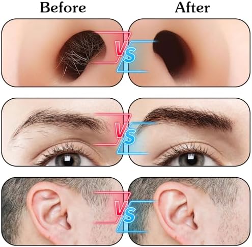 60 Pcs Nose Wax Sticks, Small Nose Waxing Sticks, Plastic Noses Hair Wax Stick, Waxing Applicator Stick Eyebrows Ear Hair Removal for Men Women Cleaning Applicators