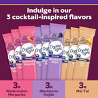Crystal Light Mixology Drink Mix Variety Pack, 9 Packets, for Convenient On-the-Go Flavorful Hydration, Artificially Flavored Watermelon Margarita, Blackberry Mojito, Mai Tai, Zero Sugar, 1.17 oz