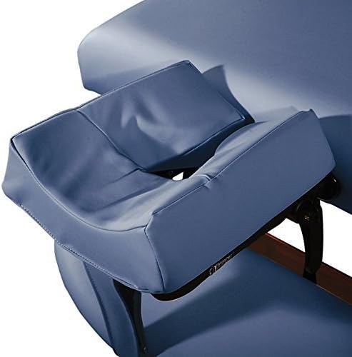Master Massage Patented Memory Foam Ergonomic Dream Face Cushion Pillow Headrest, Royal Blue