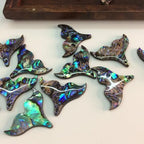 SUPVOX Abalone Shell Pendant Mermaid Tail Necklace Accessories Diy Craft Charms for Women Girls Jewelry Decoration 0.98X0.78In