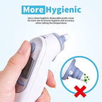200X Ear Thermometer Probe Covers Lens Filters Refill Caps for All Braun Digital Ear Thermometer Models, BPA Free and Disposable for Braun Thermoscam 7 Series, 6 Series(200)