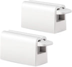 BEZOX Minimalist Toothpaste Tube Squeezers(Set of 2), Toothpaste Roller Squeeze Tool, Eco-Friendly Toothpaste Holder Dispenser - White