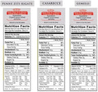 Garofalo Organic Pasta, Variety Pack, Gemelli/Twins, Casarecce/Homemade, Penne Ziti Rigate 17.6 oz,