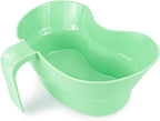 Emesis Basin,Vomit Basin Cup Plastic Mouthwash Cup with Hanging Handle Graduated Kidney Shaped Bowl Oral Care Accessories for Bedridden Patient
