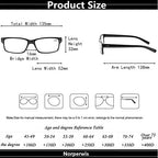 NORPERWIS Reading Glasses 5 Pairs Quality Readers Spring Hinge Glasses for Reading for Men and Women (3 Black 2 Tortoise, 2.00)