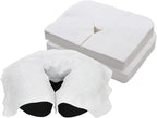 BodyMed Disposable Face Cradle Covers - 1 Pack of 100 Sheets - Medical-Grade, Ultra Soft, Luxurious, Non-Sticking Massage Face Covers/Headrest Covers for Massage Tables & Massage Chairs