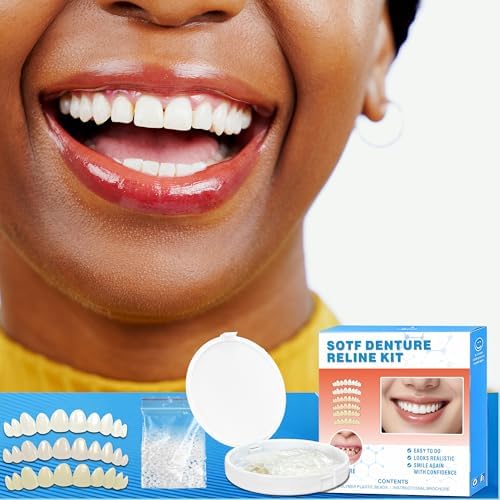 Snap-On Veneers Teeth & Dentures for Women – Reusable False Teeth Cover, Natural Look, Comfort Fit (3 Pairs)-010