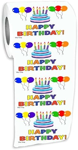 Happy Birthday Toilet Paper Birthday Tissue Paper Office Friends Family Home Joke Gag Gift