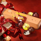 Hot Chocolate Bombs Marshmallow Filled Balls - Set of 6 - Delicious Cocoa Melts Bomb Filled Marshmallows - 2 Flavors Caramel & Fudge Brownie Candy - Milk Chocolates Cocoa Gift - Delicious Melt Gifts