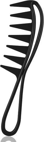 WLLHYF Wide Tooth Comb, Shark Teeth Hair Combs Professional Salon Afro Hairstyle Tool Anti-Static Hair Styling Accessories for Men Women Styling Wet Wavy Hair Wigs