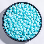 Christmas Blue Sprinkles Heart Cake Sprinkles130g 4.6OZ,Cookie Sprinkles,Sugar Pearl, Edible Candy Pearls for Cake Cupcake Decorationg (Blue)