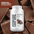Isopure Low Carb 100% Pure Whey Isolate Protein Powder, Gluten Free, With Vitamins, Dutch Chocolate, 25g Protein Per Serving, 3.07 Lbs, 41 Servings (Packaging May Vary)