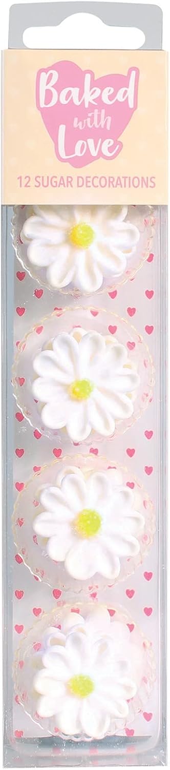 White Sugar Daisies - 12 Pack