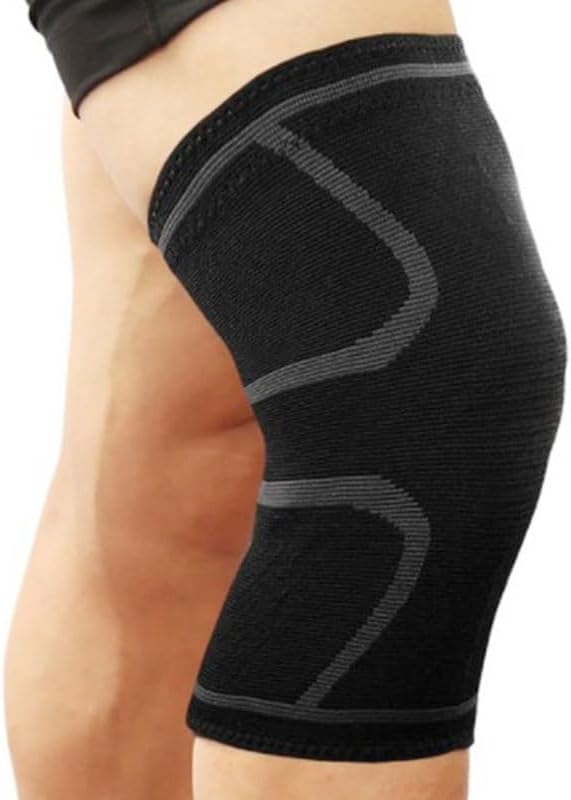 2 Pack Knee Brace for Women & Men, Compression Knee Brace, Knee Support Sleeve for Running, Workout, Sports - Black