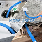 PetOde 2 Pieces Dryer Vent Cleaner Kit Compatible with Most Vacuum Cleaner, Dryer Lint Brush and Vacuum Hose Attachment with Universal Connector, Quickly Lint Remover