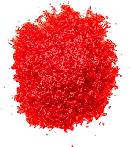 EDIBLE GLITTER RED: Shimmer/Sparkle/Flakes for Cakes and Cupcakes Decorating/Sprinkles/Shapes/Kosher/Topper and Accent for Desserts